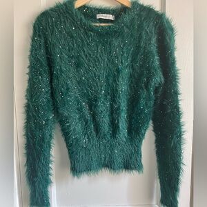 Zara emerald green sweater